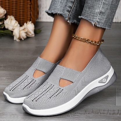 Damen Slipper Atmungsaktiv Elastisch Komfortabel
