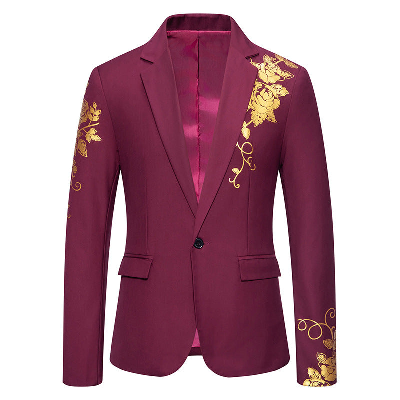 Herren Blazer Eleganter mit Blumenmuster Modern