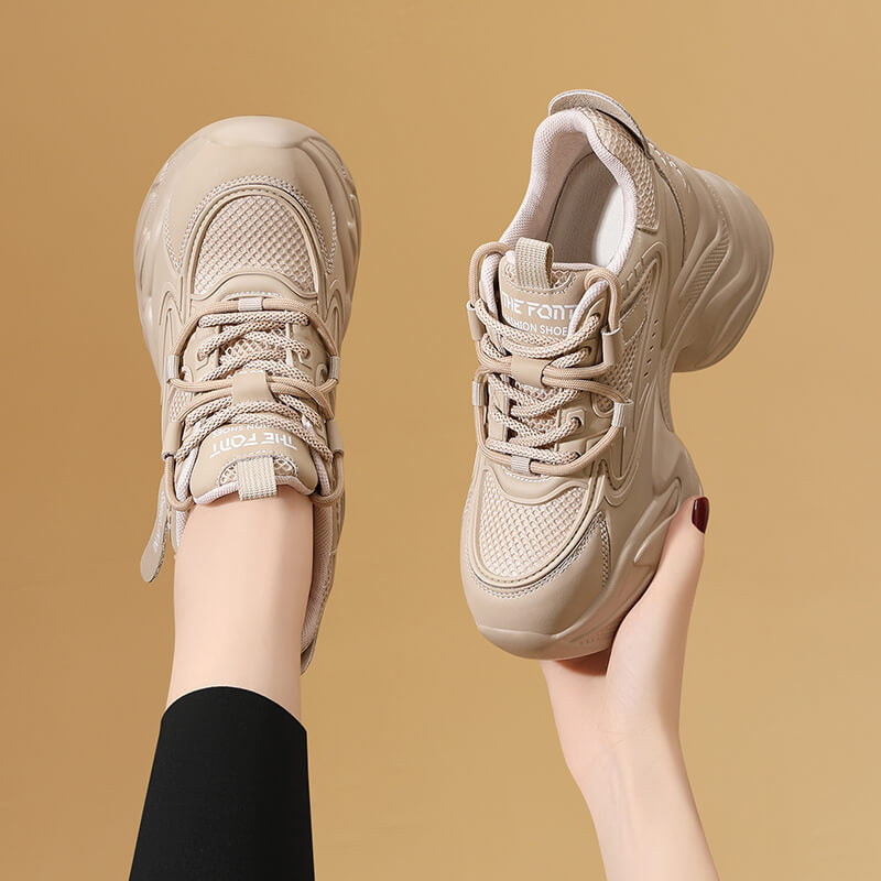 Damen Sneaker Atmungsaktiv Komfort Schuhe Mit Dämpfung