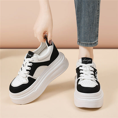 Damen Sneaker Bequem Plateau Schuhe Luftdämpfung