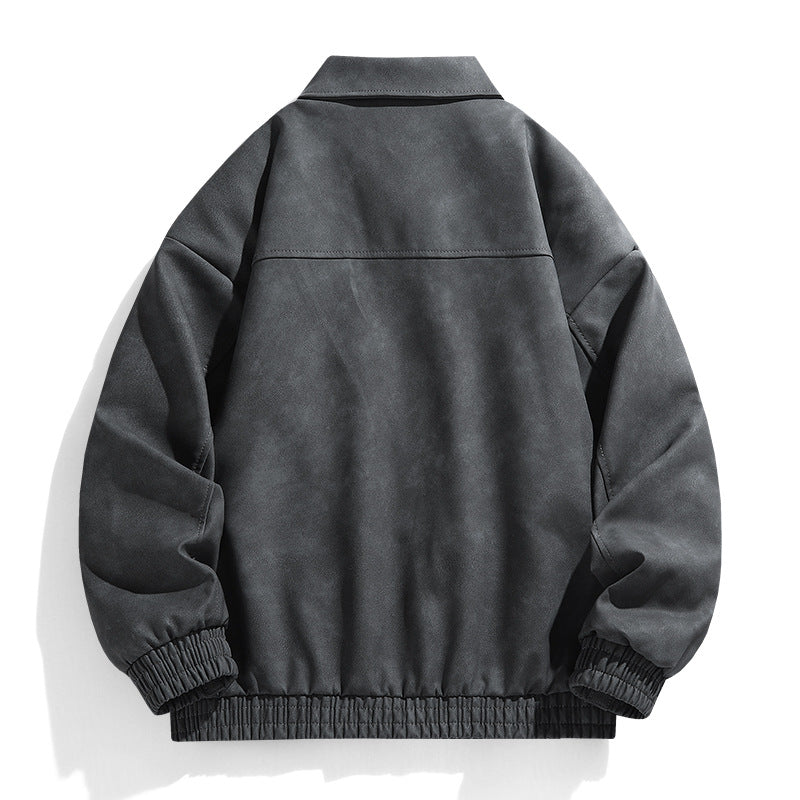 Herren Jacke Lässig Utility Stil Mit Brusttaschen