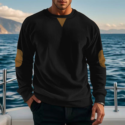 Herren Pullover Rippstrick Klassisch Elegannt
