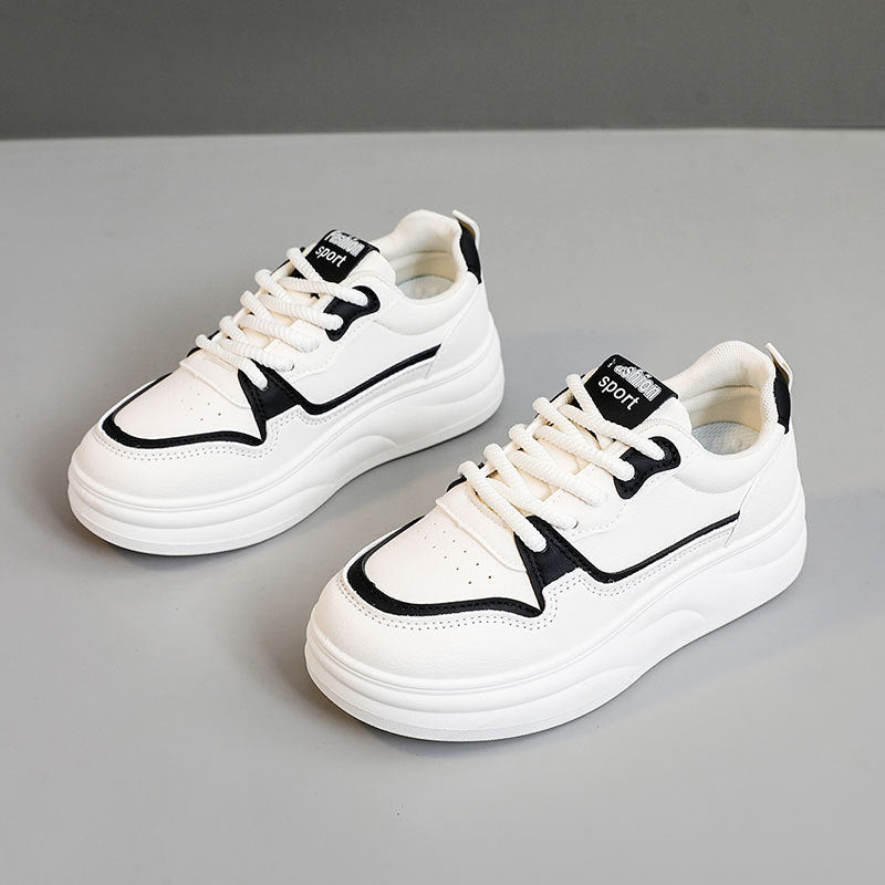 Damen Sneaker Sportlich Plateau Schuhe Mit Dämpfung