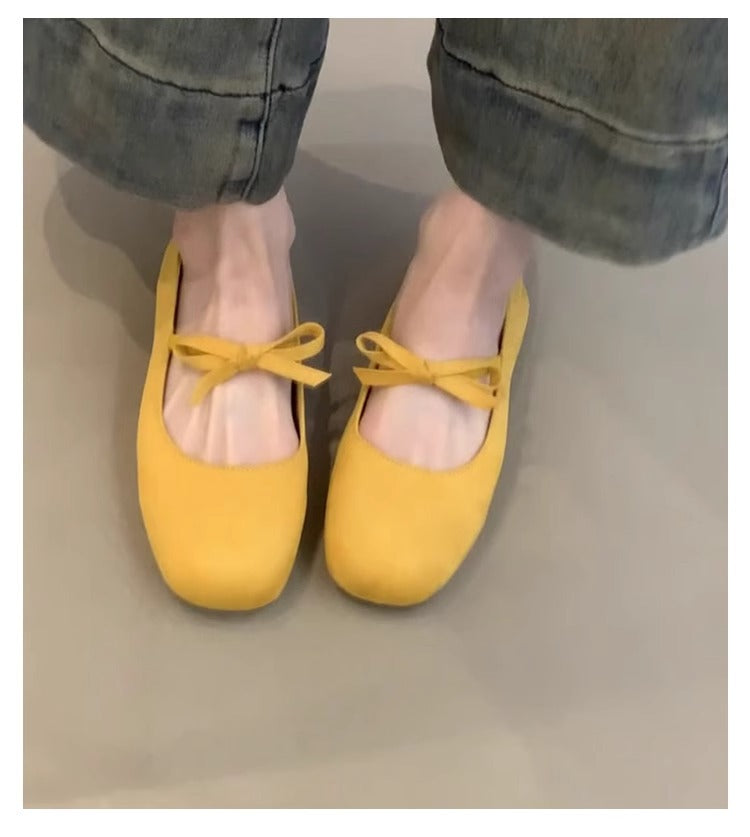 Damen Ballerinas Schleifen-Design Komfortabel Elegant