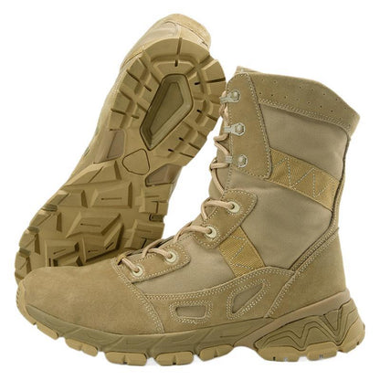 Damen Stiefel Militärstyle Kampfstiefel Schwarz