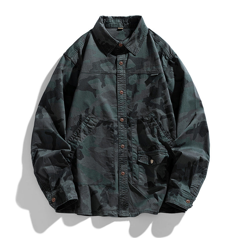 Herren Camouflage Jacke Militärstyle Freizeit