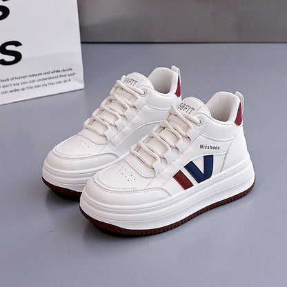 Damen Sneaker Bequem Plattform Schuhe
