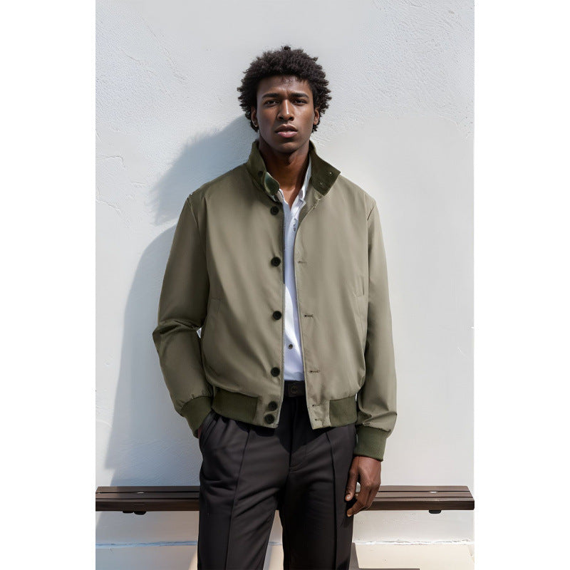 Herren Übergangsjacke Leicht Wasserabweisend Modern