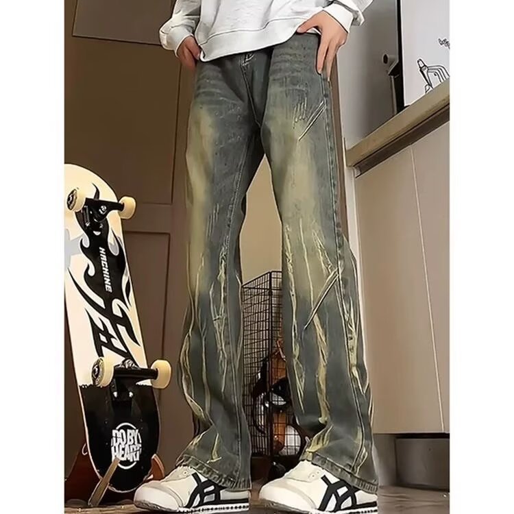 Herren Jeans Used Look Baggy Relaxed Fit