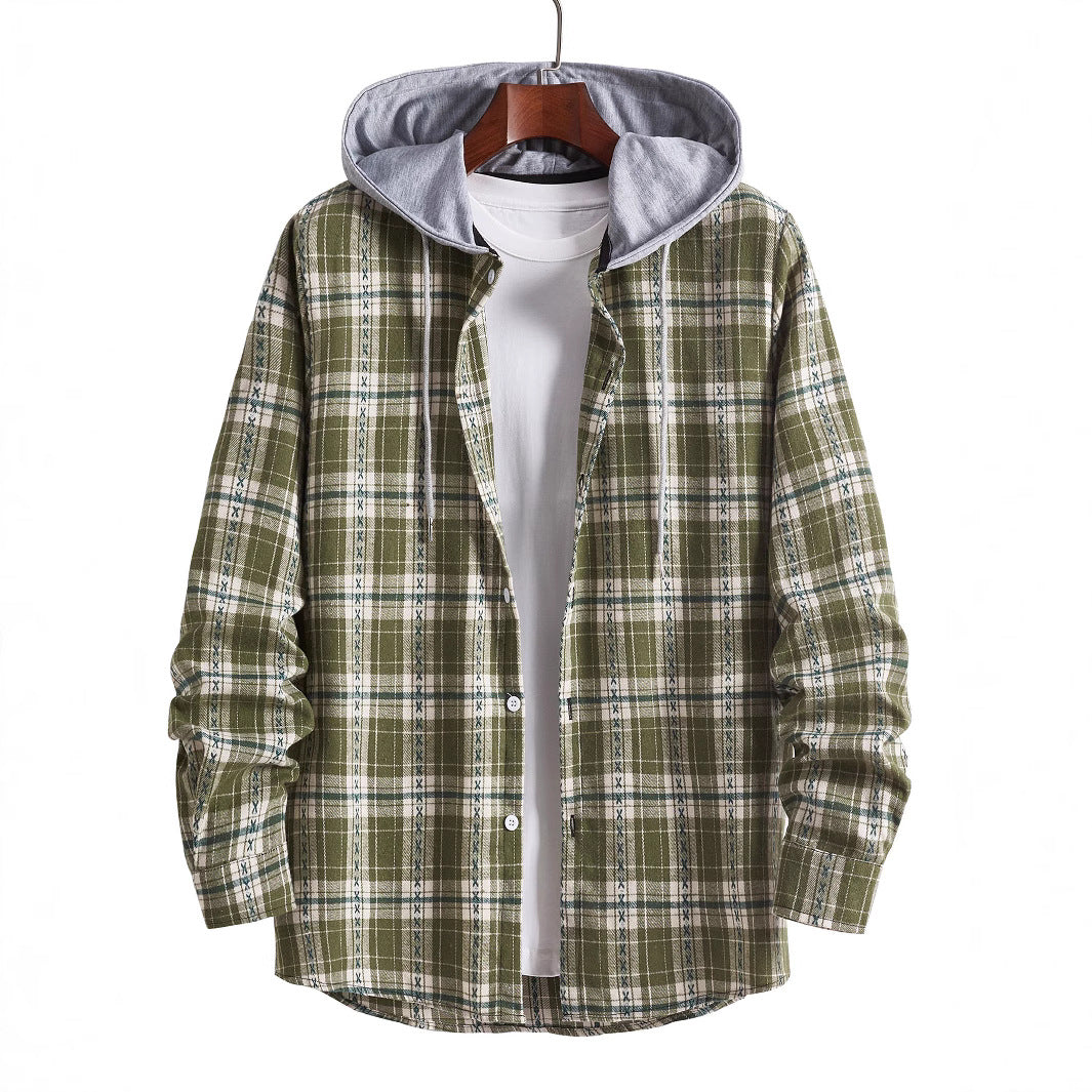 Herren Flanellhemden Kapuzenpullover Warm Modern - BerlinGlamour