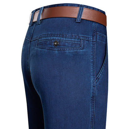 Herren Jeans Slim Fit Dark Wash Modern