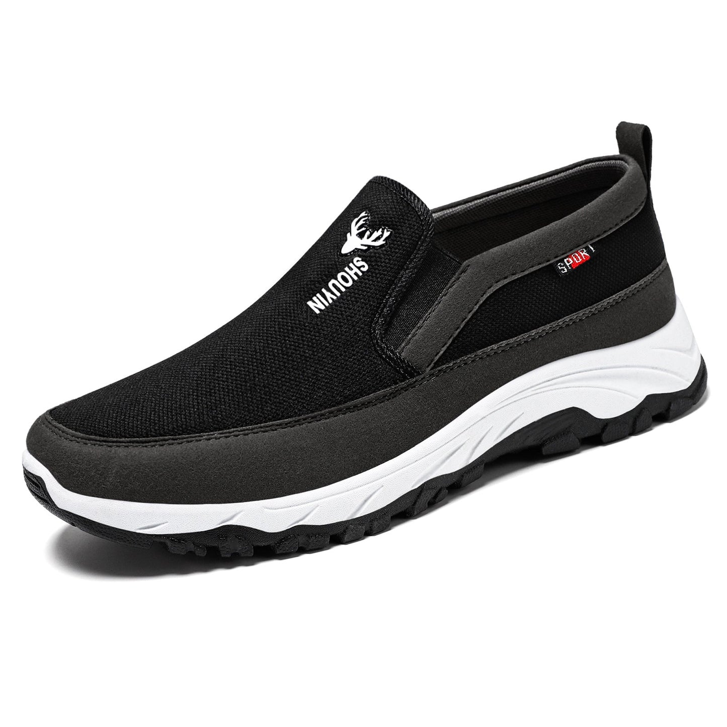 Damen Sneaker Sportlich Bequem Slip On