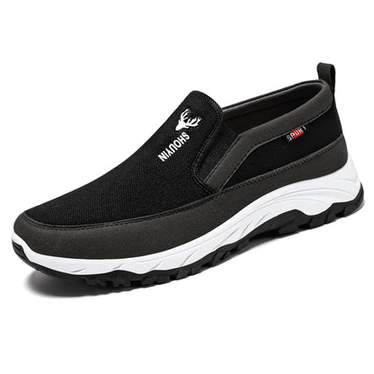 Damen Sneaker Sportlich Bequem Slip On