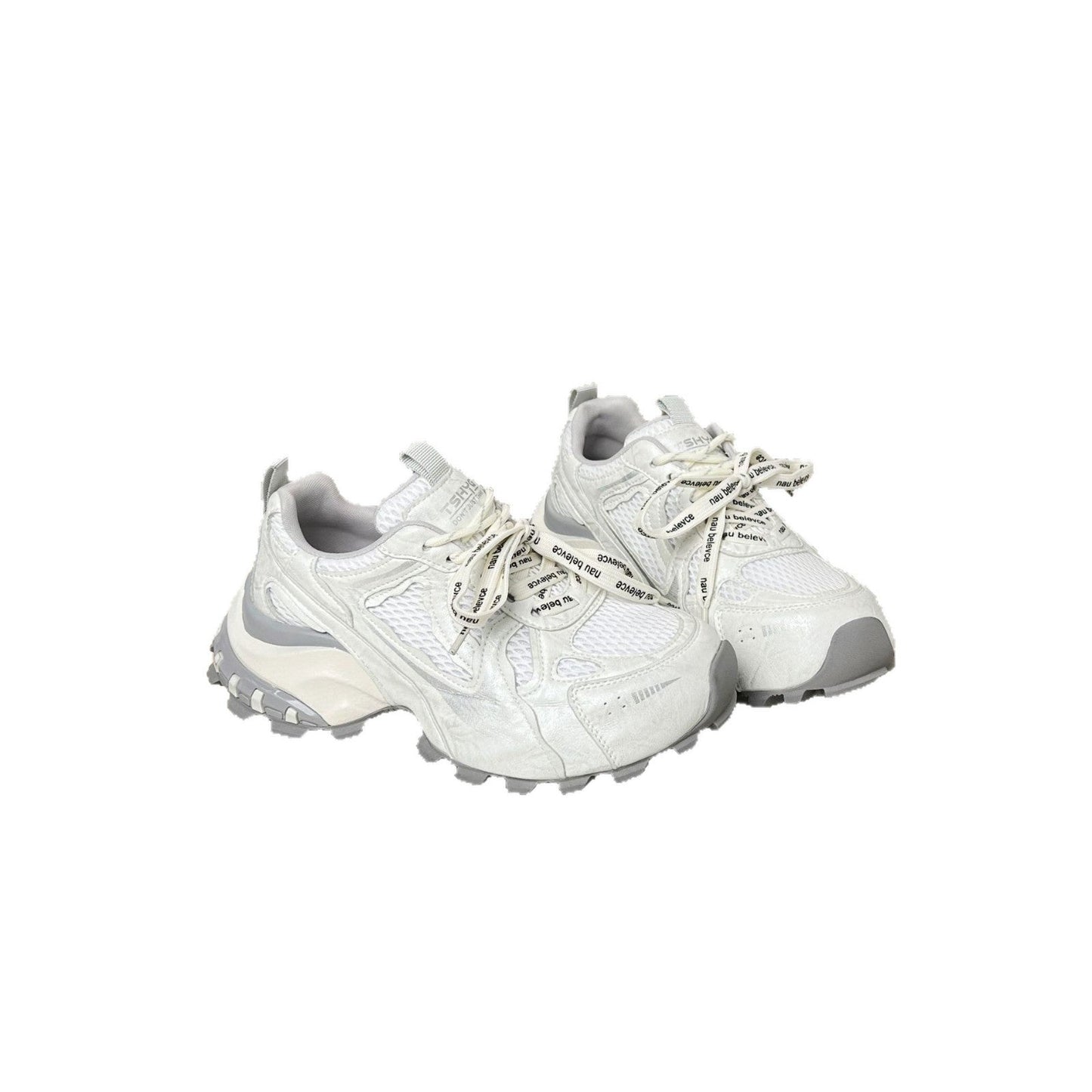 Damen Sportsneaker Laufschuhe Atmungsaktiv Griffig
