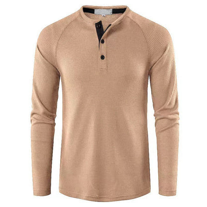 Herren Hemd Langarm Waffelmuster Modern Berlin