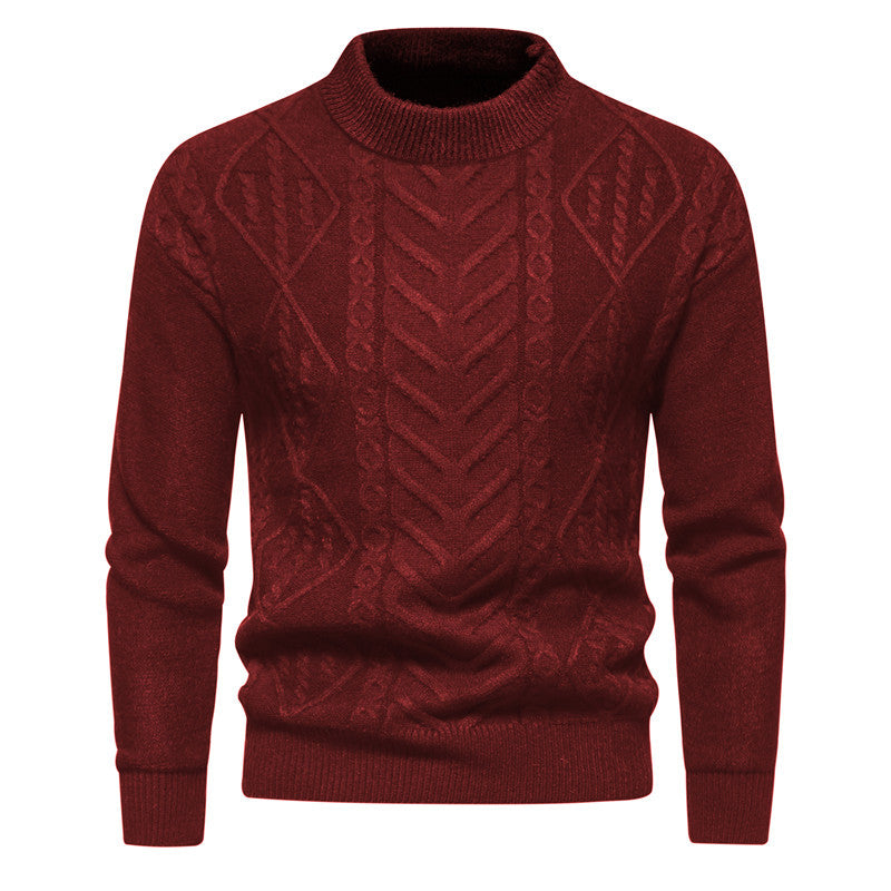 Herren Pullover Strick mit Muster Modern Geschmack