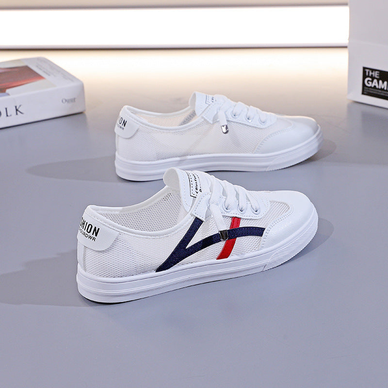 Damen Sneaker Freizeitschuhe Atmungsaktiv Rutschfest Modern