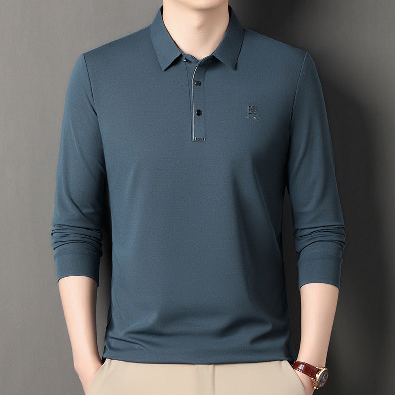 Herren Poloshirt Langarm Sportlich atmungsaktiv - BerlinGlamour