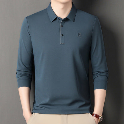 Herren Poloshirt Langarm Sportlich atmungsaktiv - BerlinGlamour