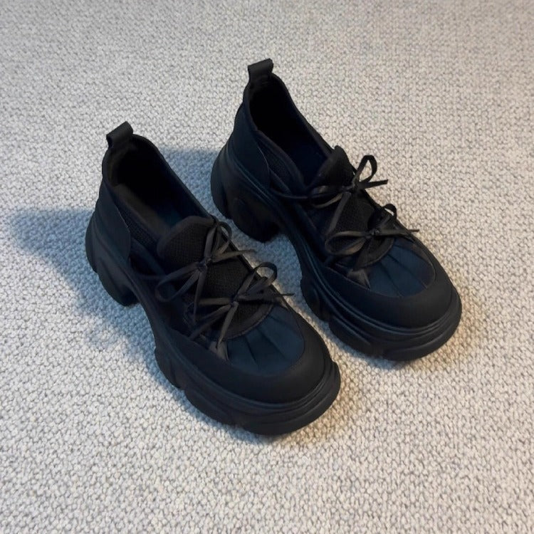 Damen Sneaker Sportlich Große Sohlen Mode Schuhe - BerlinGlamour