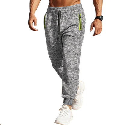 Herren Jogginghose Sportlich Reflektierend Mit Reißverschluss