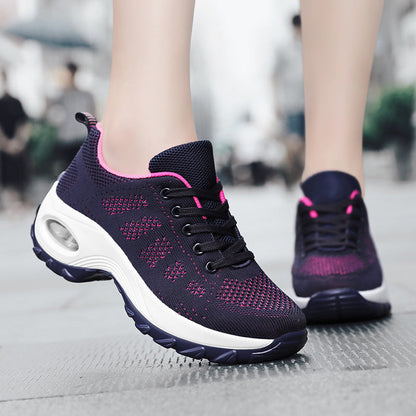 Damen Sport Sneaker Luftpolster Dämpfung Laufschuhe Frauen