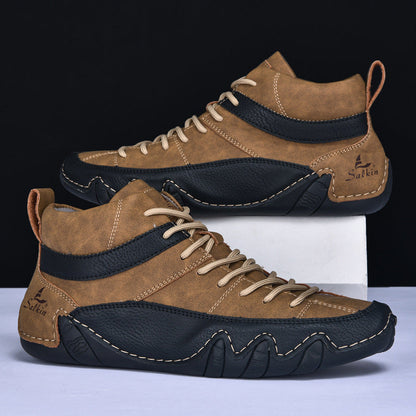 Herren Lederschuhe Echtleder Schwarz Elegant