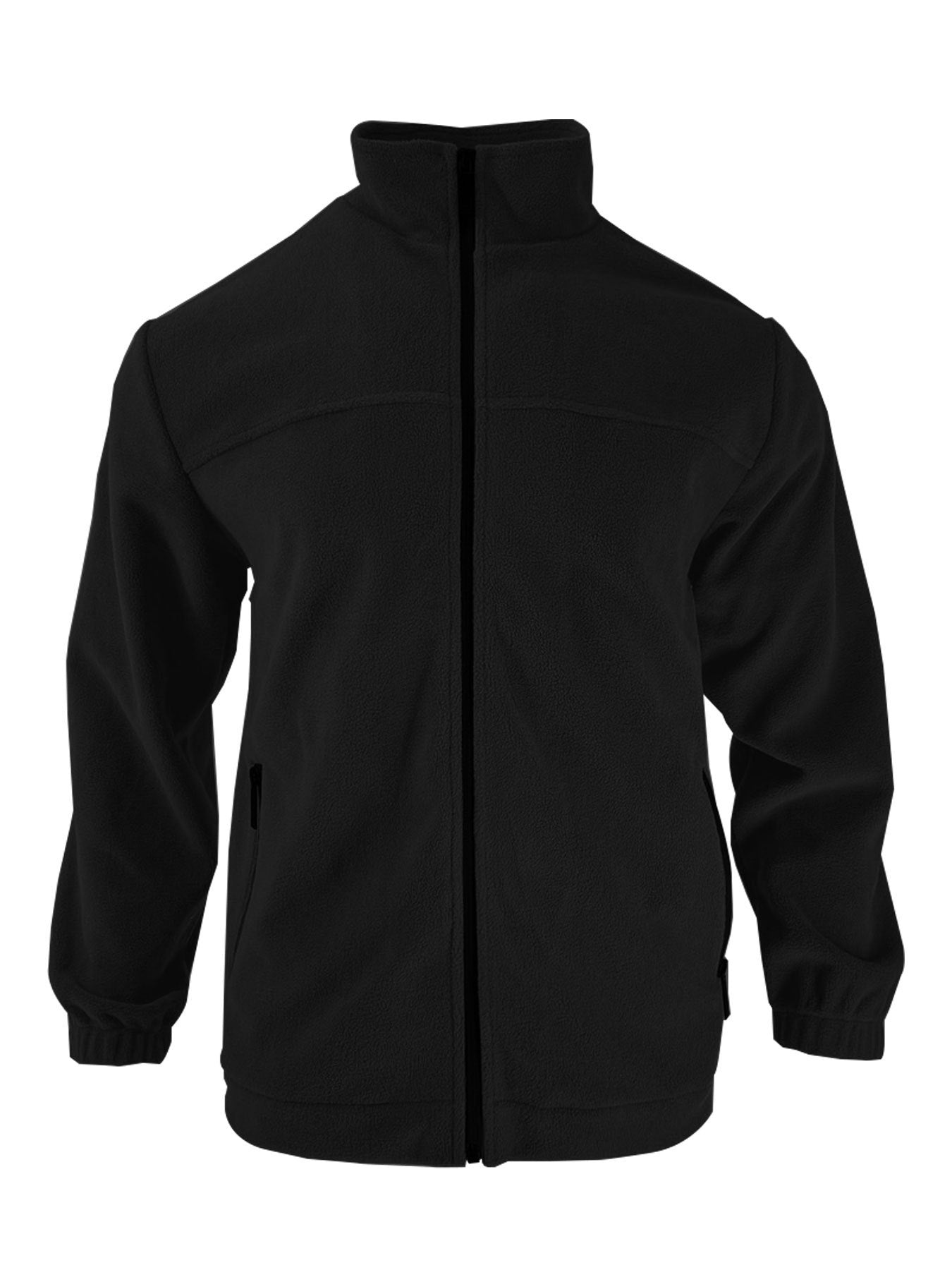 Herren Fleecejacke Warm mit Hochkragen und Taschen