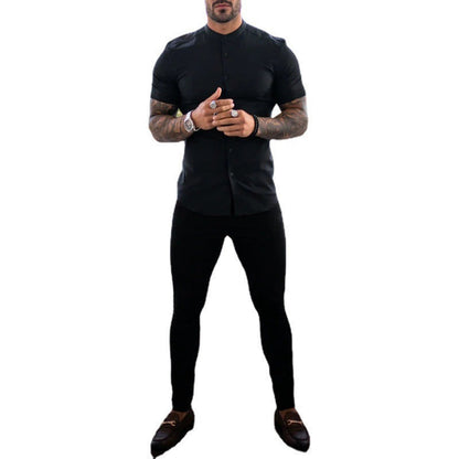 Herren Chino-Hose Slim Fit Elastisch Modern