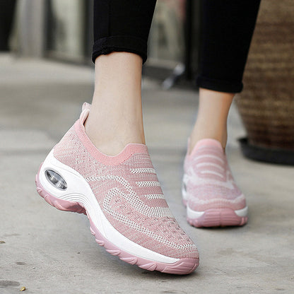 Damen Laufschuhe Atmungsaktiv mit Luftpolstern bequem