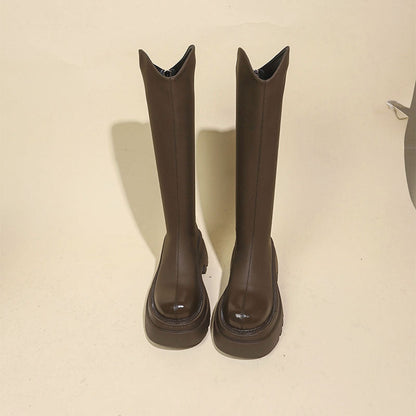 Damen Stiefel Kniehoch Elegant Robust Winter