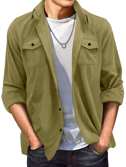 Herren Freizeithemd Modern Lässig Berlin Style