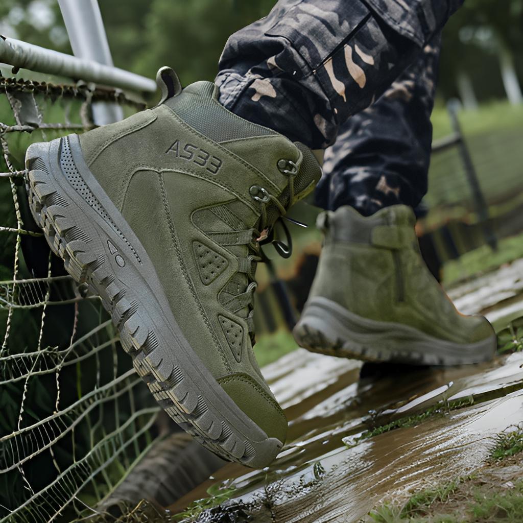 Herren Sicherheitsstiefel Wasserdicht Rutschfest Atmungsaktiv