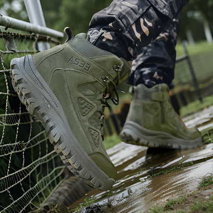 Herren Sicherheitsstiefel Wasserdicht Rutschfest Atmungsaktiv