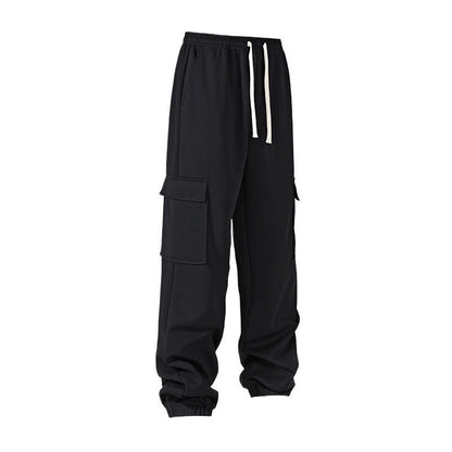 Herren Jogginghose Cargo-Style mit Seiten-Taschen Bequem