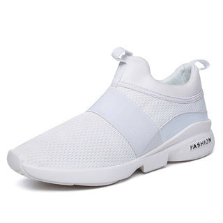 Damen Sneaker Leicht Atmungsaktiv Weiße Schuhe