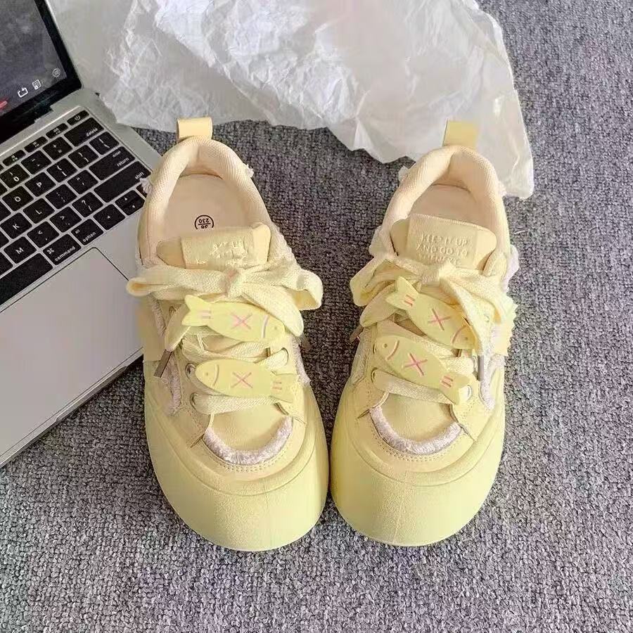 Damen Sneaker Sportlich Elastisch Mit Weichem Innenfutter