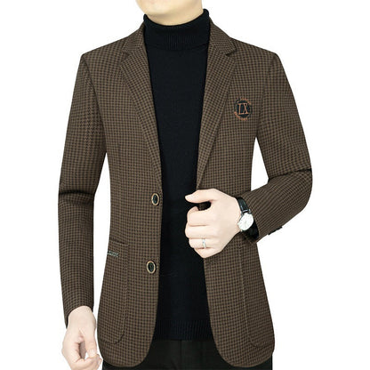 Herren Blazer Karomuster Elegant Modern