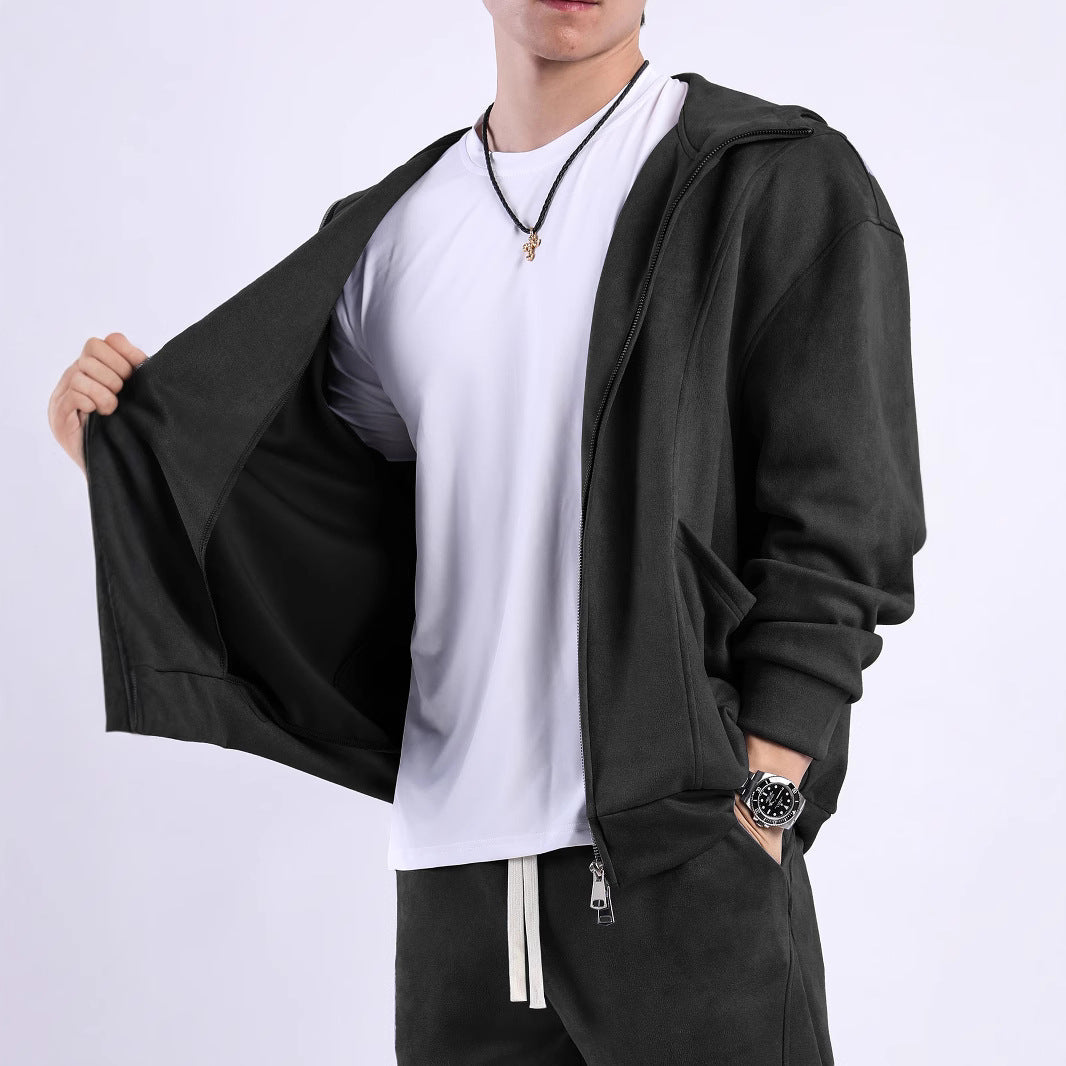 Herren Fleecejacke Warm mit Taschen Ergonomisch