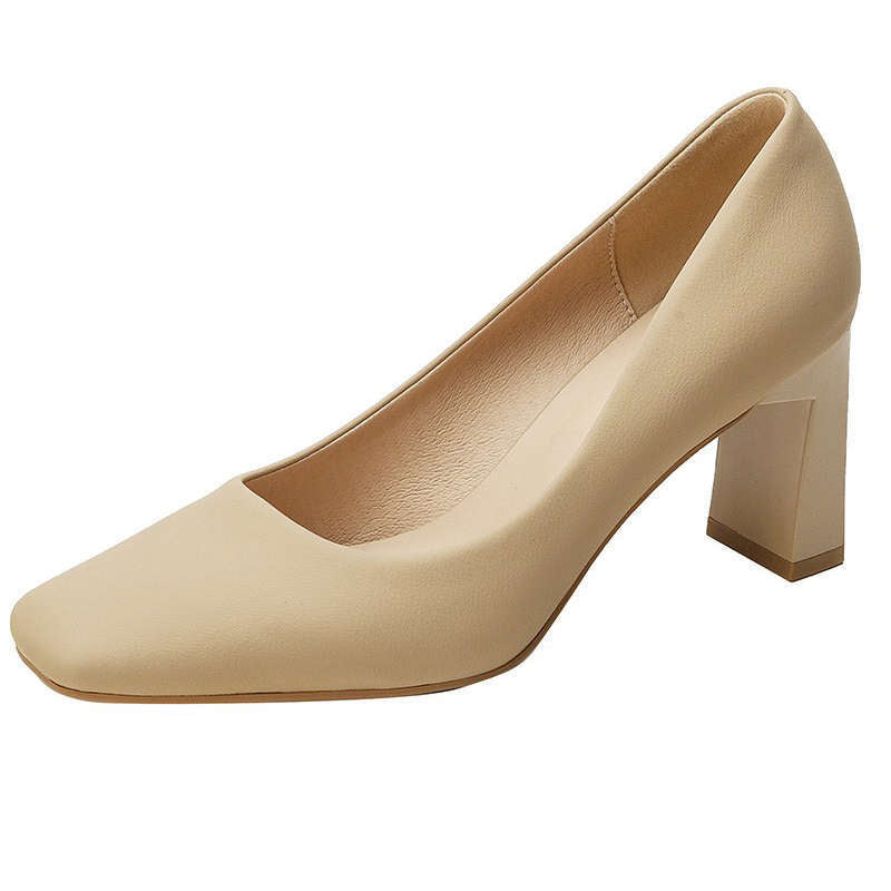 Damen Pumps Quadratischer Absatz Elegante Schuhe