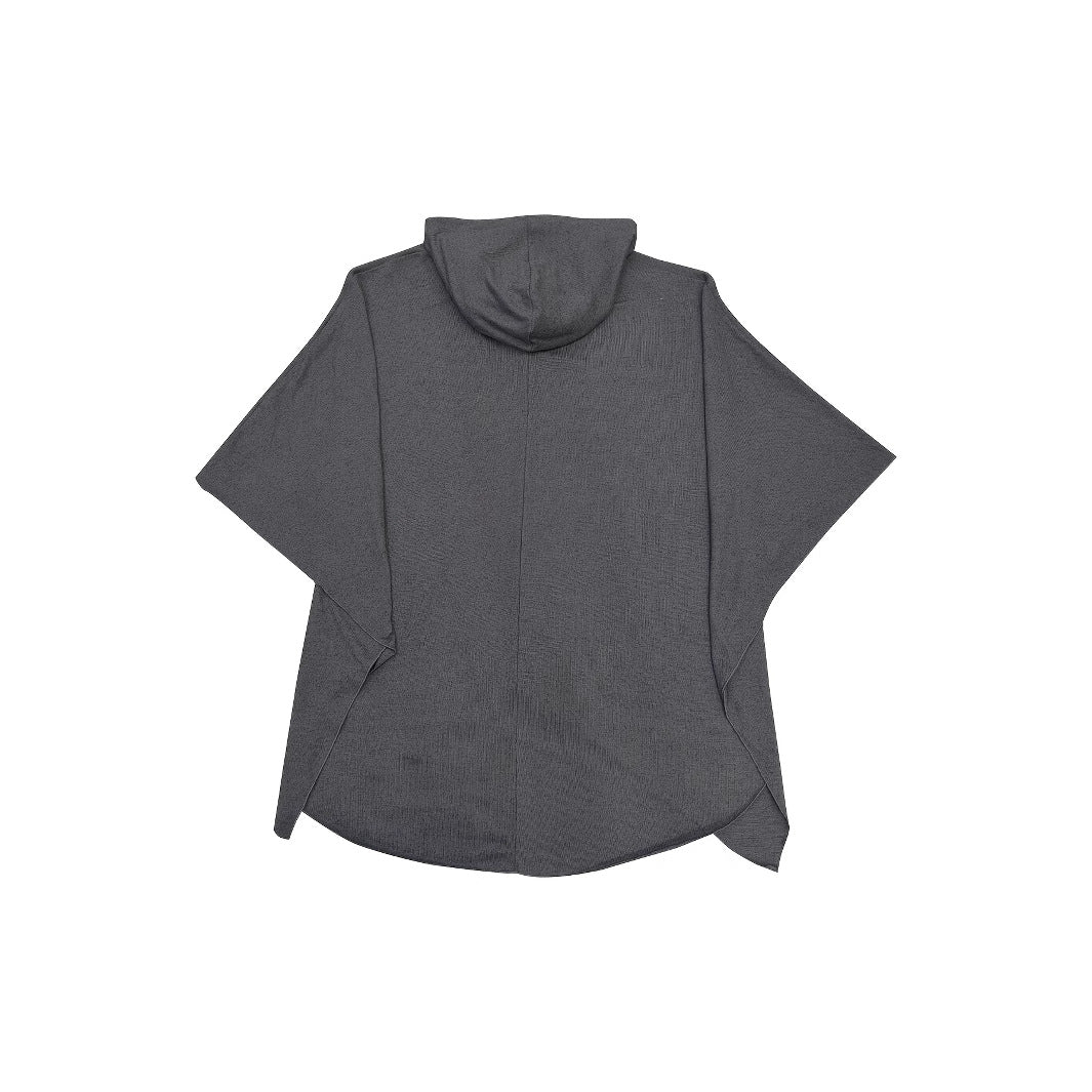 Herren Kapuzenponcho Atmungsaktiv Modern Sportlich