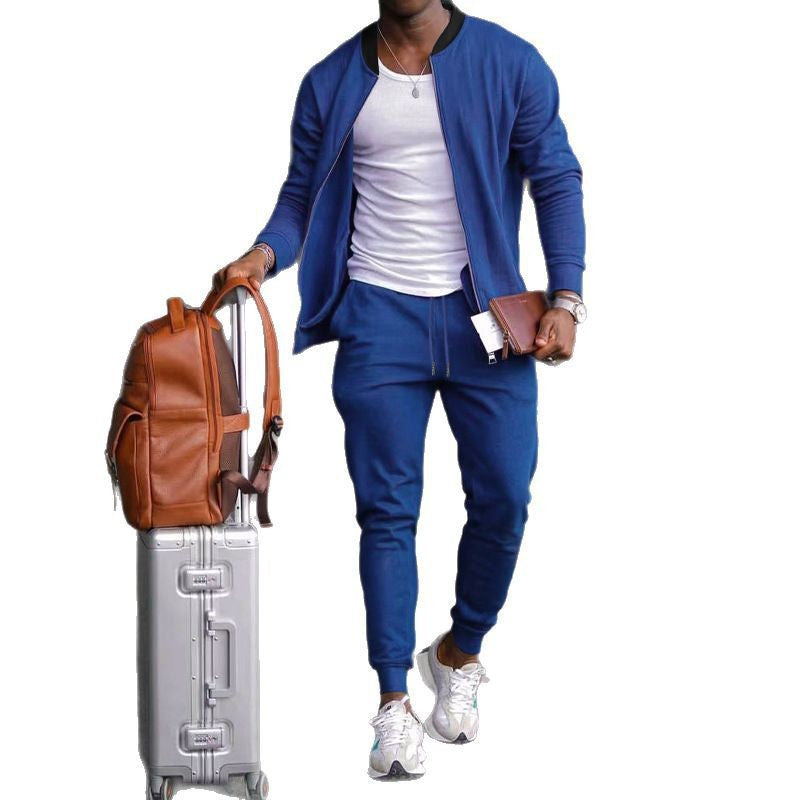 Herren Reise-Set Sportlich Leicht Jacke Jogginghose - BerlinGlamour