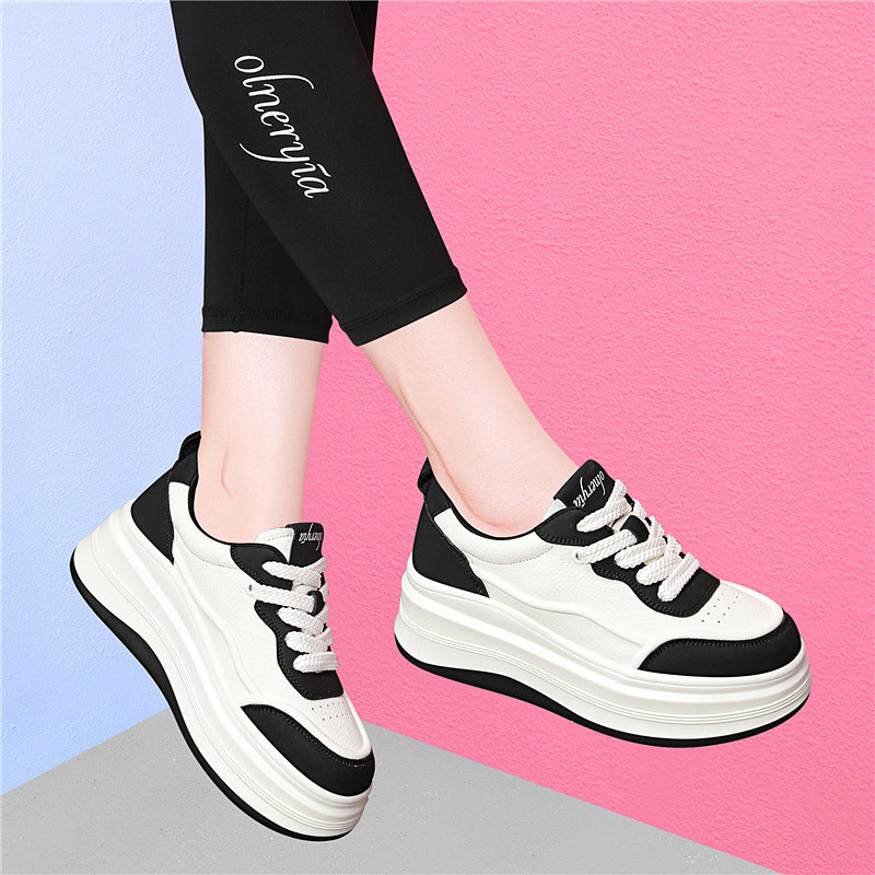 Damen Plateau Sneaker Hoch Modisch Ergonomisch - BerlinGlamour