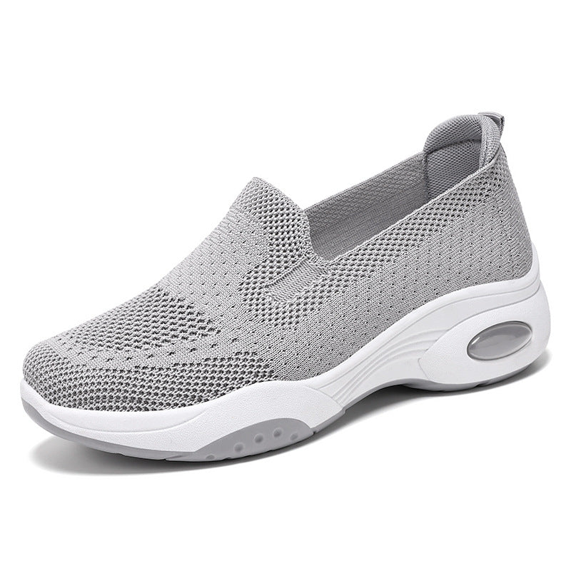 Damen Laufschuhe Bequem Atmungsaktiv Slip-On Schuhe