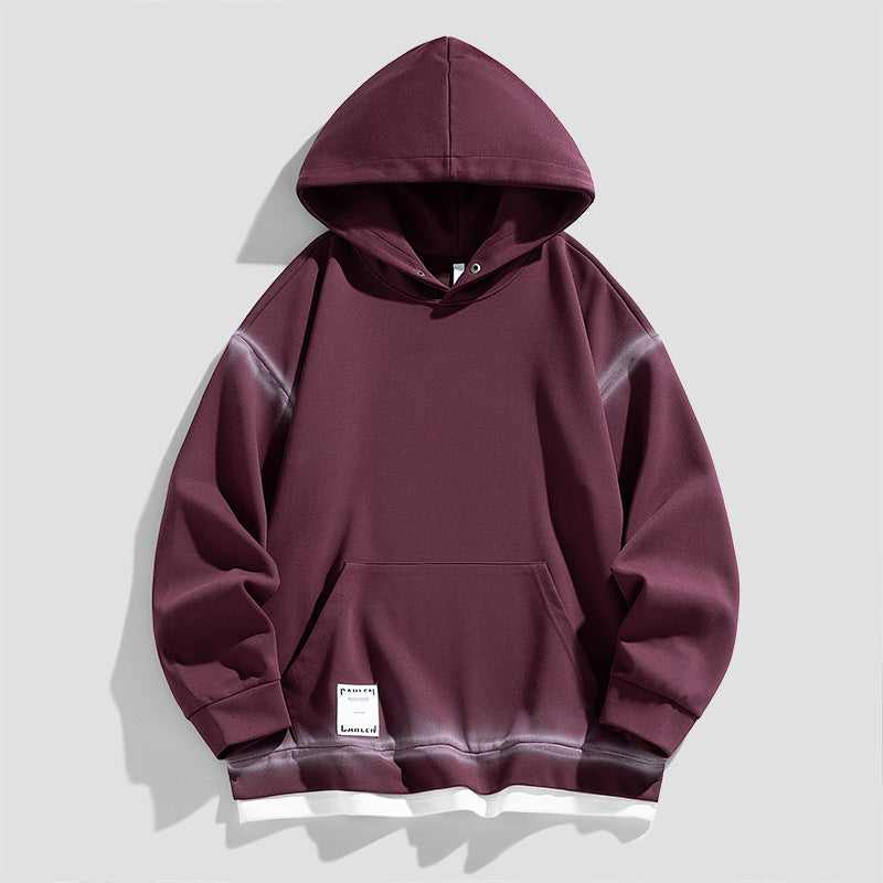 Kapuzenpullover Herren Warm Kuschelig Modern