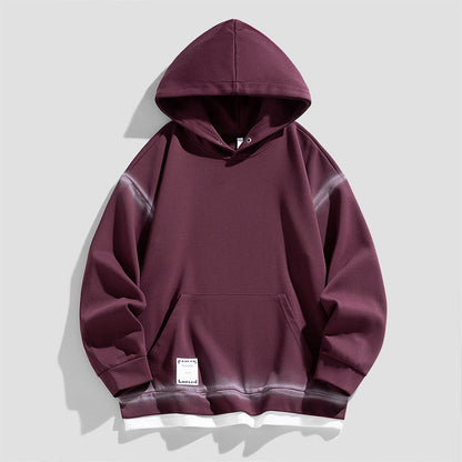 Kapuzenpullover Herren Warm Kuschelig Modern