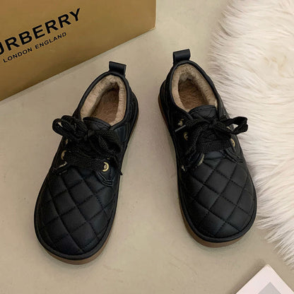 Damen Sneaker Gefüttert Komfortabel Steppmuster Schuhe