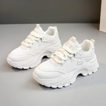 Damen Sneaker Chunky atmungsaktiv Laufschuhe Sportlich