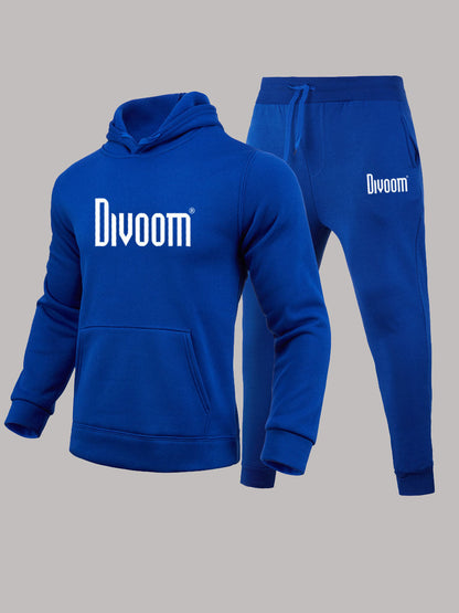 Herren Trainingsanzug Sweatshirt Jogginghose Sportlich Grau