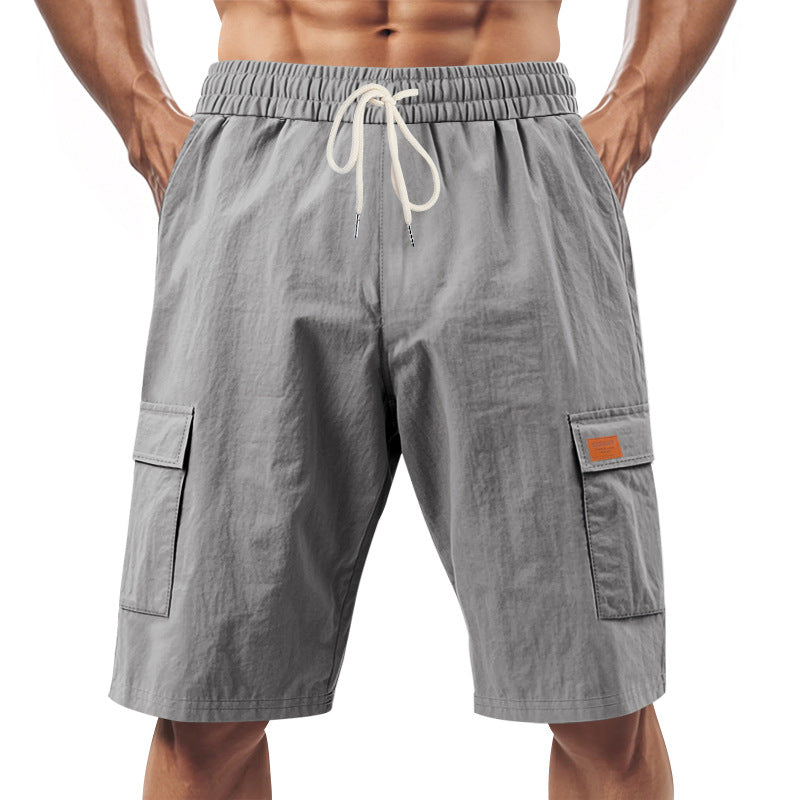 Herren Cargo-Shorts Bequem Vieltaschen Elastisch - BerlinGlamour